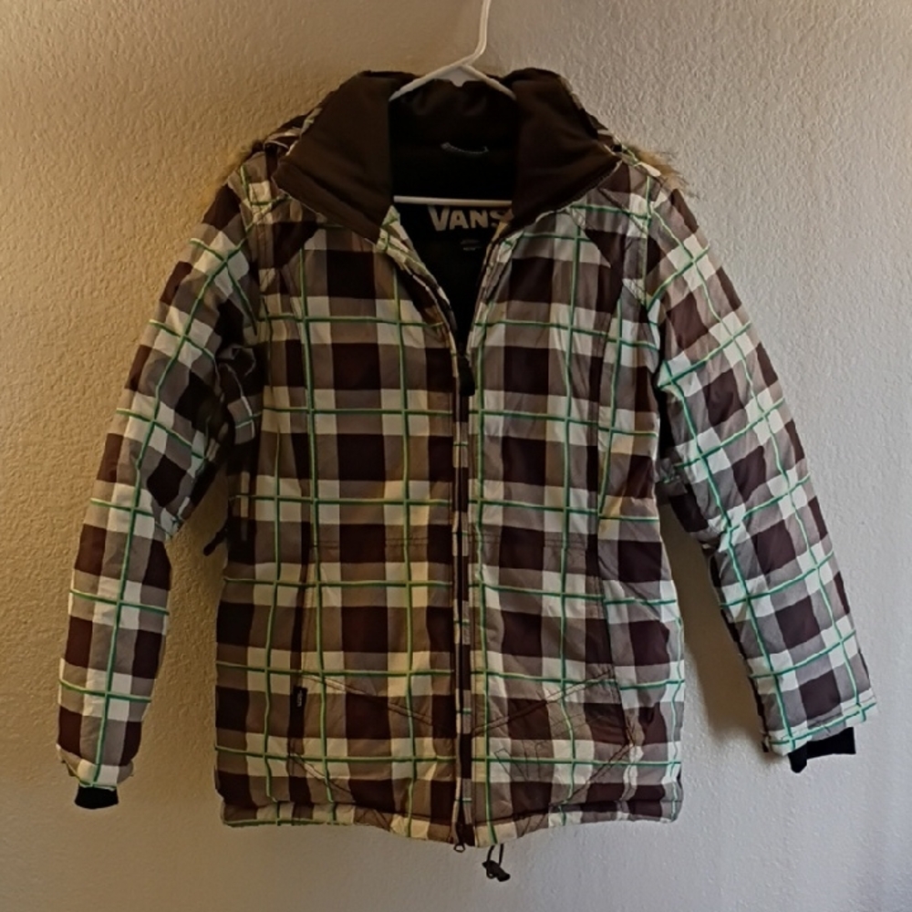 NWT Vans Checkered Snow Jacket